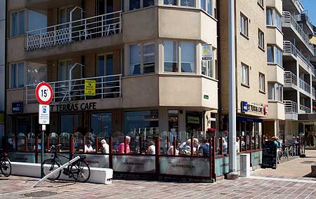 het terras cafe - vroeger Leopold